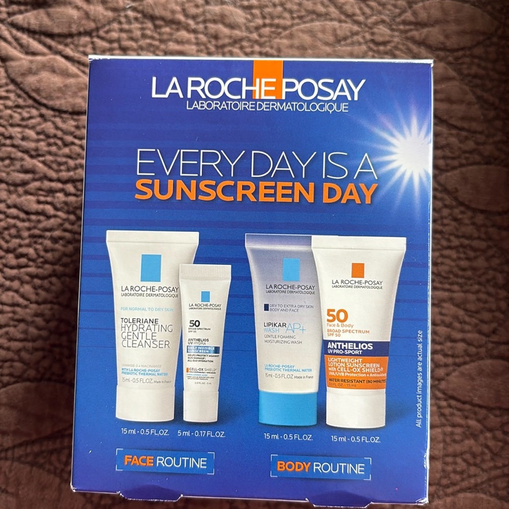 LAROCHE POSAY FACE and BODY Routine